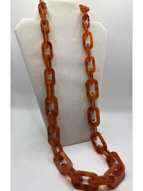 Lucite Chain Link Rara Avis by Iris Apfel Fashion Necklace